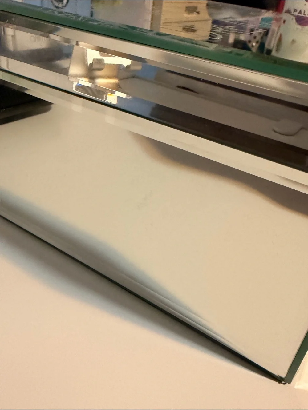 Personalized Mirrored Silver Jewelry Box